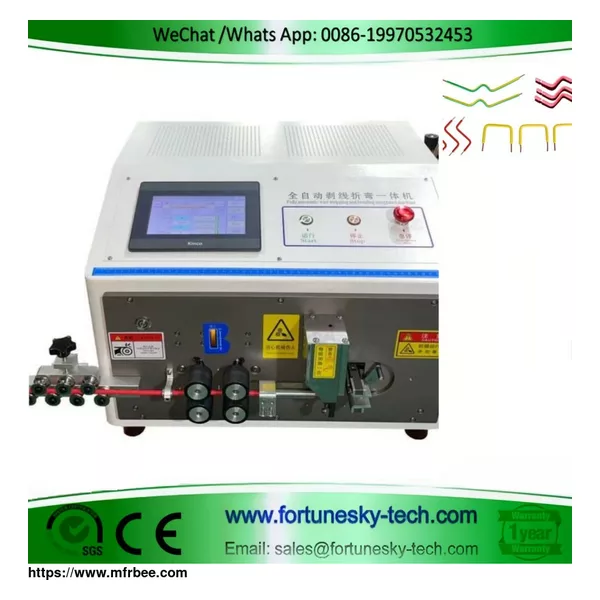Automatic Wire Stripping Angle Bending Machine