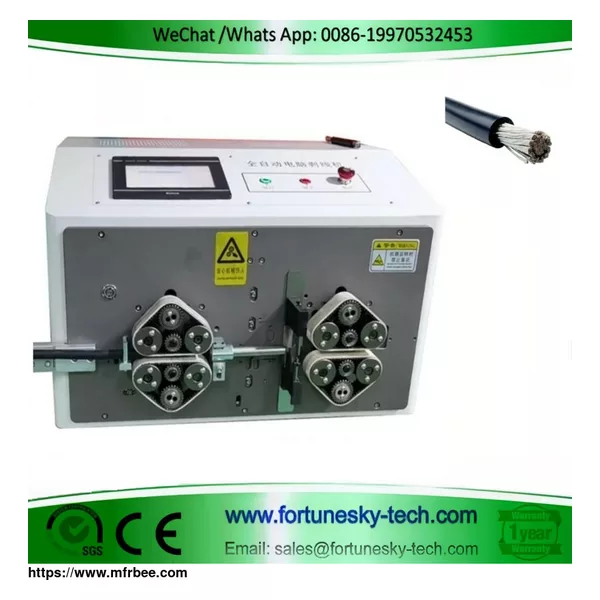 Automatic Max 70mm² Welding Cable Cutting Stripping Machine