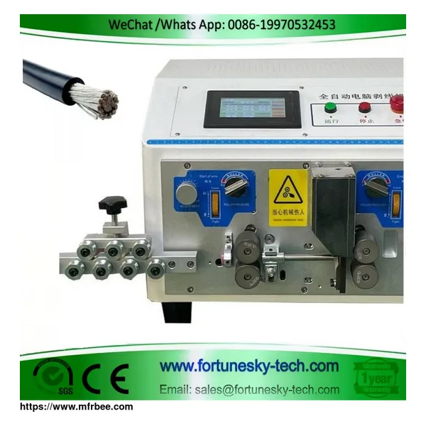 Automatic Heavy Gauge Wire Cutting and Stripping Machine