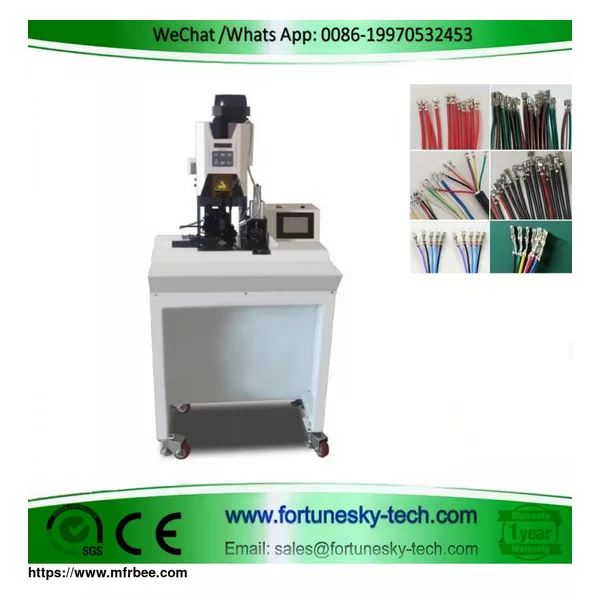 Multi-Core Cable Stripping and Crimping Machine