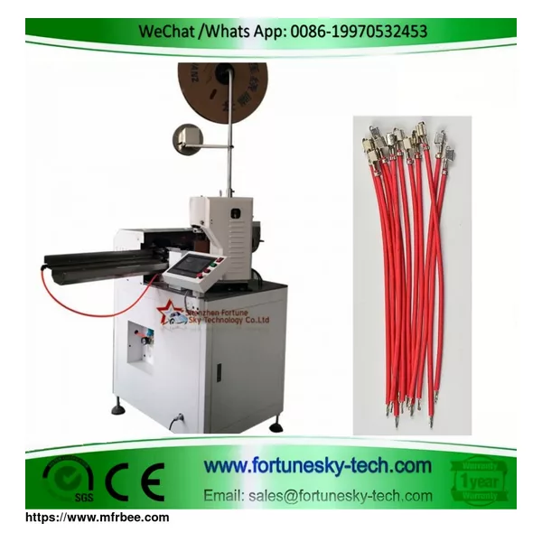 Fully Automatic Single Head Wire Crimping Machine