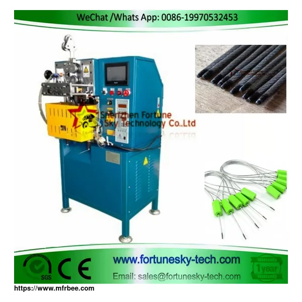 Automatic Rope Wire Cable Seal Cutting Annealing Machine