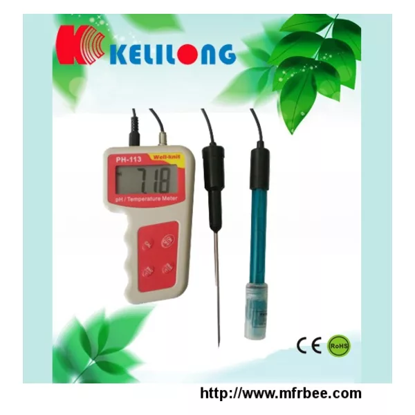 KL-113 Portable pH/Temperature meter
