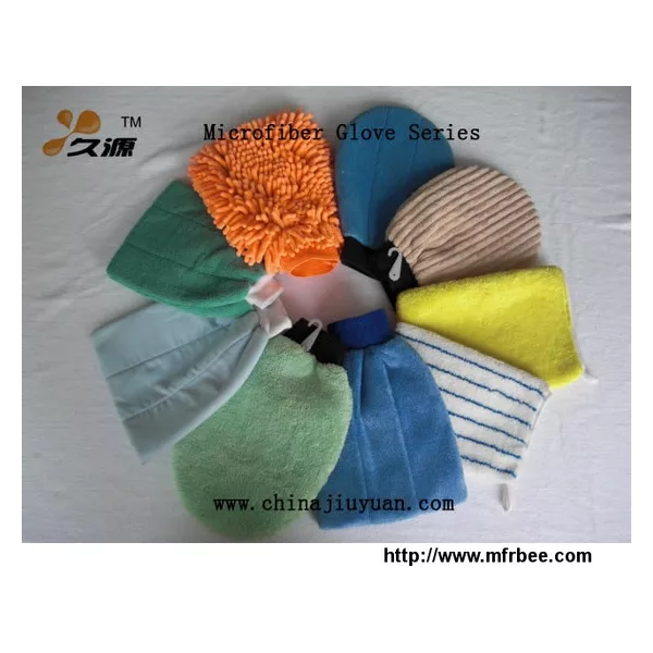 Microfiber cleaning glove