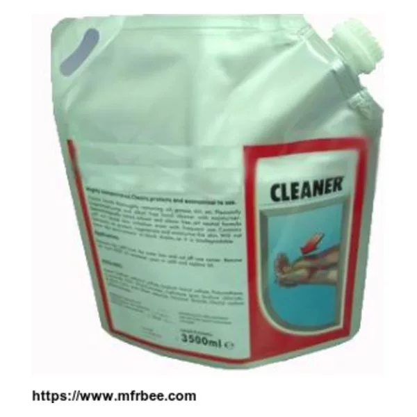 Plastic Spout Cleaner Liquid Bags