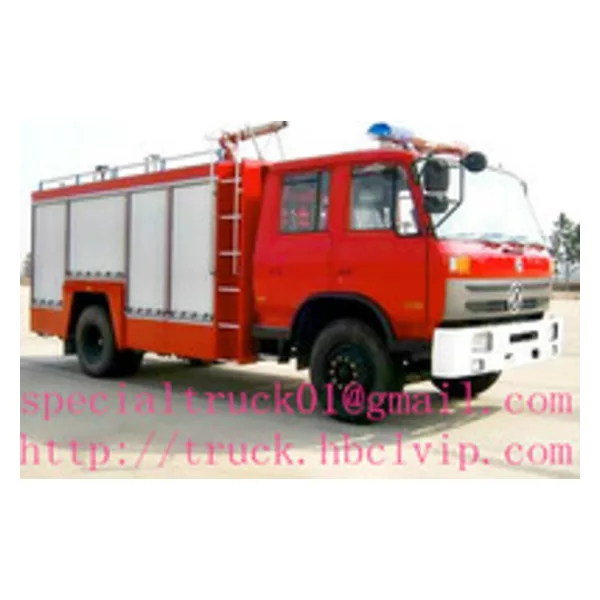 Dongfeng 153 5.5ton water tanker fire truck