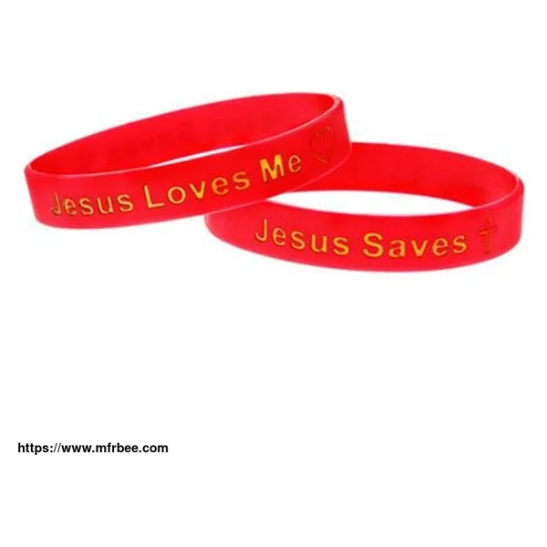 Custom Religious Silicone Bracelets in bulk