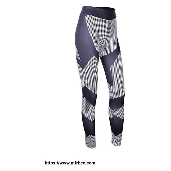 Women Irregular Print Sports Yoga Leggings