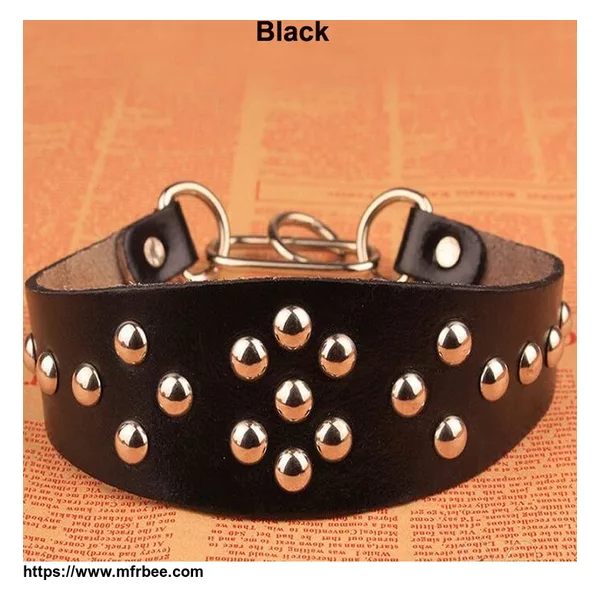 Thin Neck Dog Leather Collar,Greyhound Dog Collar