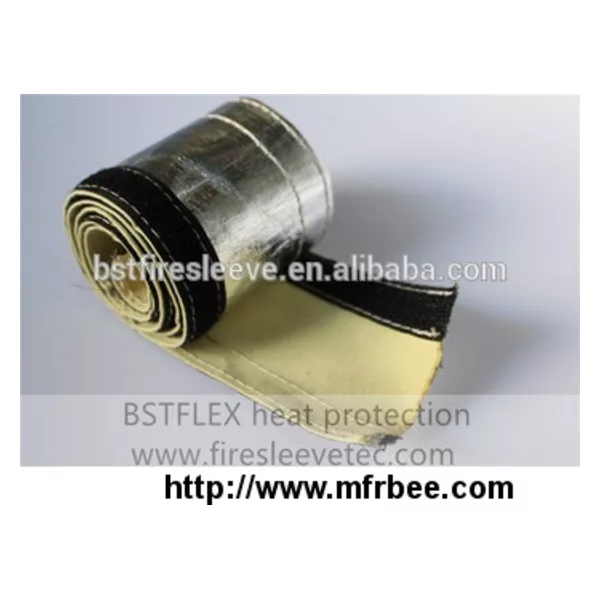 Aluminum Aramid Fireproof Sleeve with Velcro