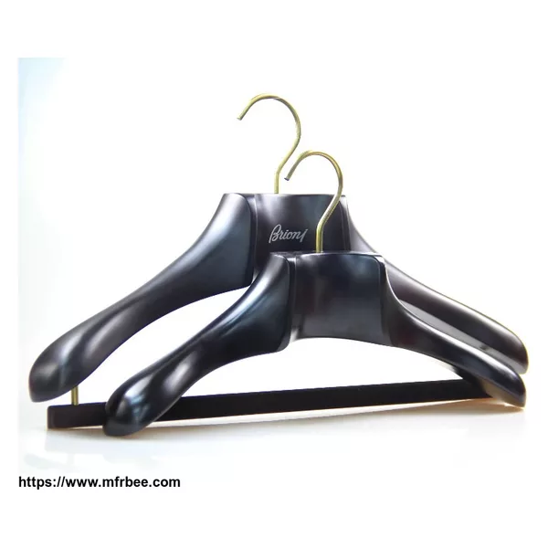 High end men wooden suits hanger wood hanger