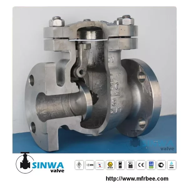 check valve:Sinwa casting steel Check Valve drawing