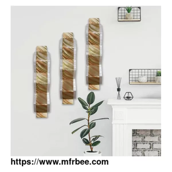 Metal Wall Sculpture  | Modern Elements Metal Art