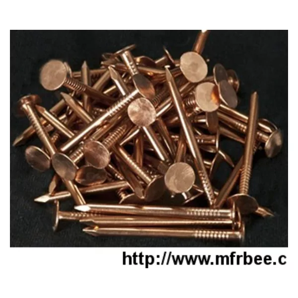 Copper Roofing Nails - Used in High Pollution Areas
