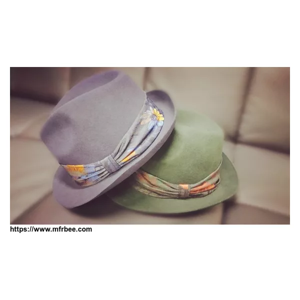 100% Wool Felt Fedora