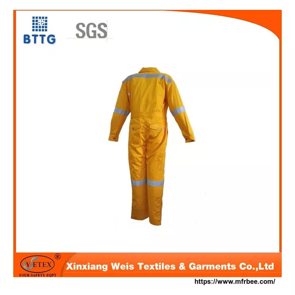 Certificated PPE with fire retardant and anti-acid property
