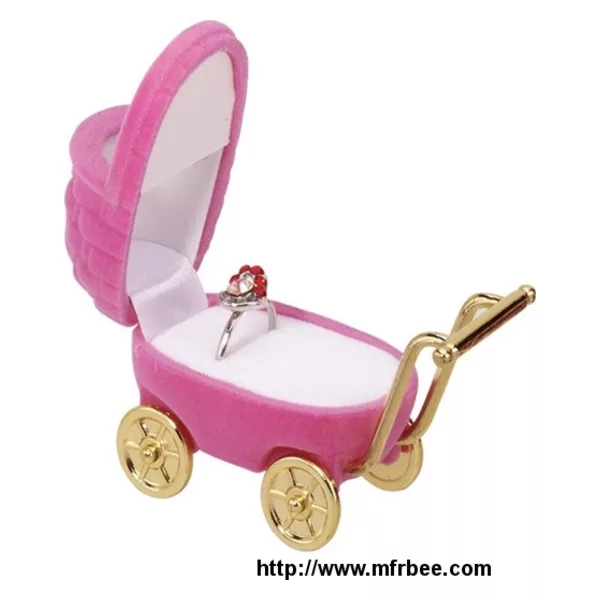 Baby Carriage Shape Ring Box