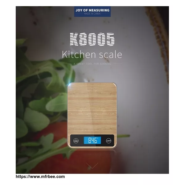 Electronic glass kitchen scale