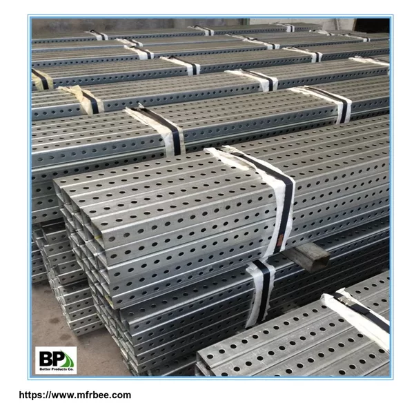Galvanized metal square sign posts