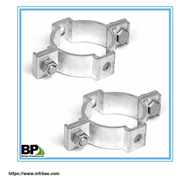 HS-1-A aluminum sign brackets for round posts