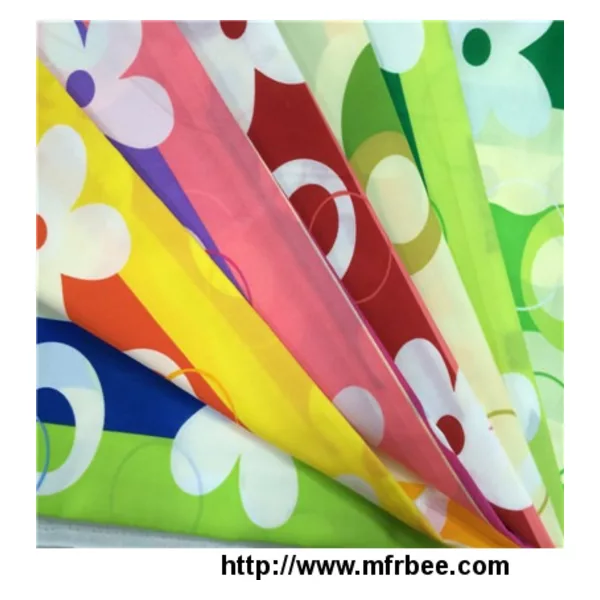 printed pongee fabric