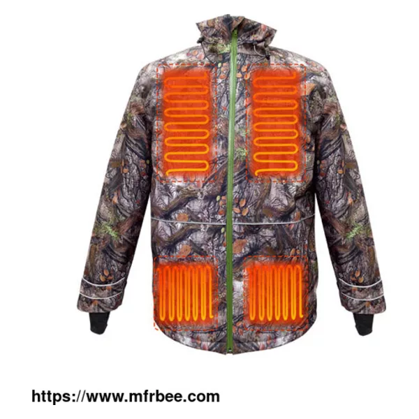 EH-JAC-030 Camo Heated Hunting Jacket