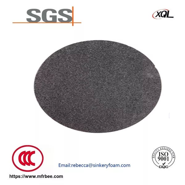 Black Die Cutting Conductive Anti-static PU Foam Tray