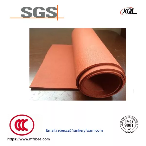 High Quality Molding Fire Retardant Silicone Foam Sheet