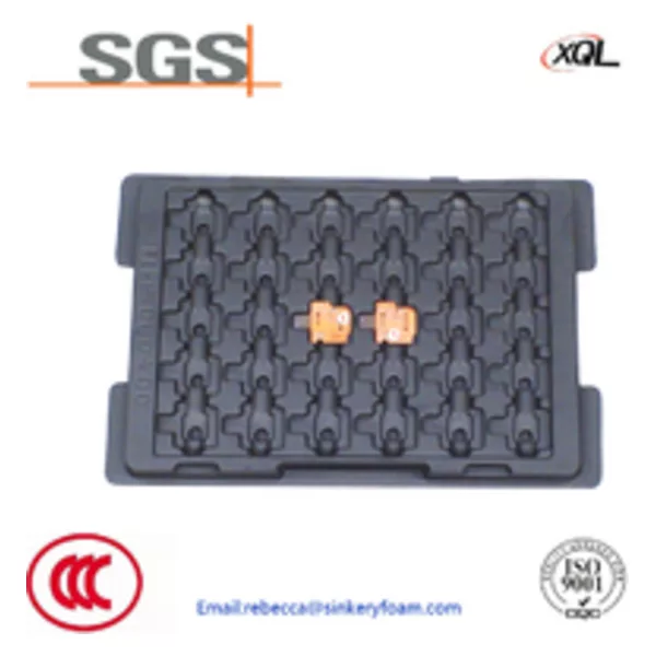 Customized shape anti-static ESD plastic PP paking tray