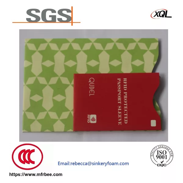Professional security protection aluminum foil RFID card holder