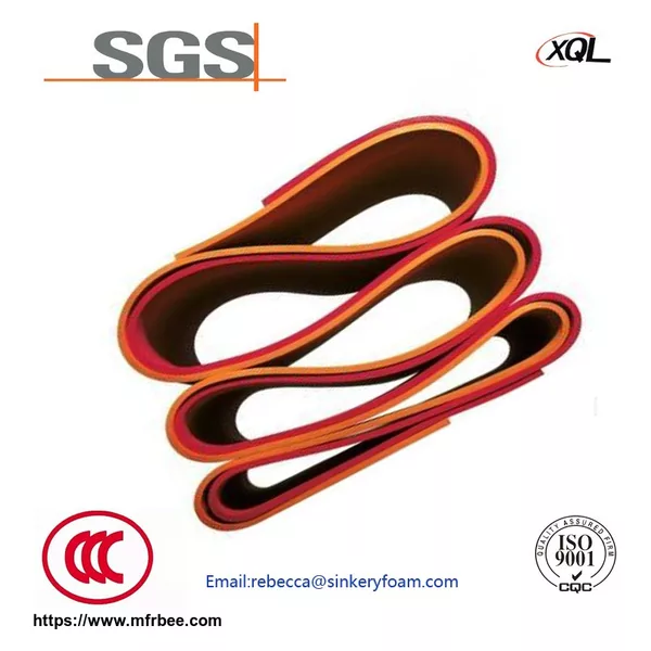 Heat resistant silicone rubber foam gasket