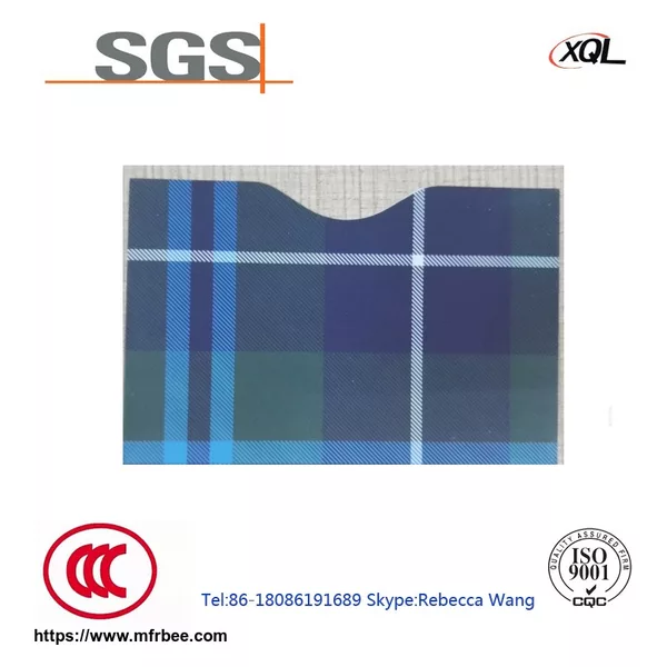 Customized printing anti-tear RFID blocking credit card sleeve