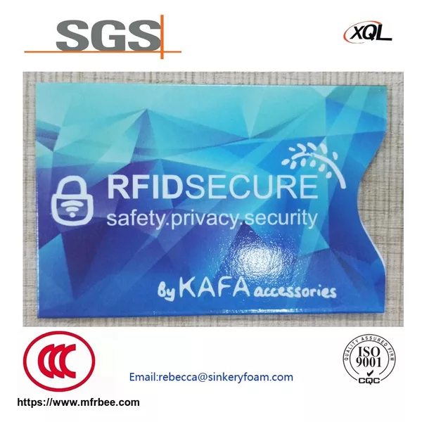 Various pattern anti-radiation aluminum foil paper card holder