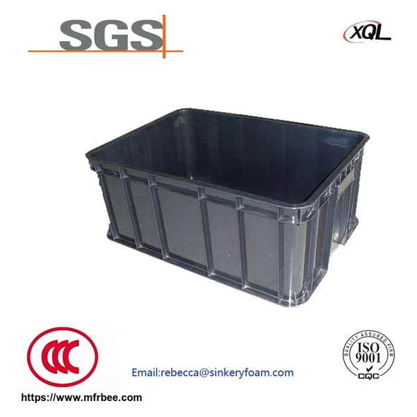 Best quality injection conductive box ESD plastic box