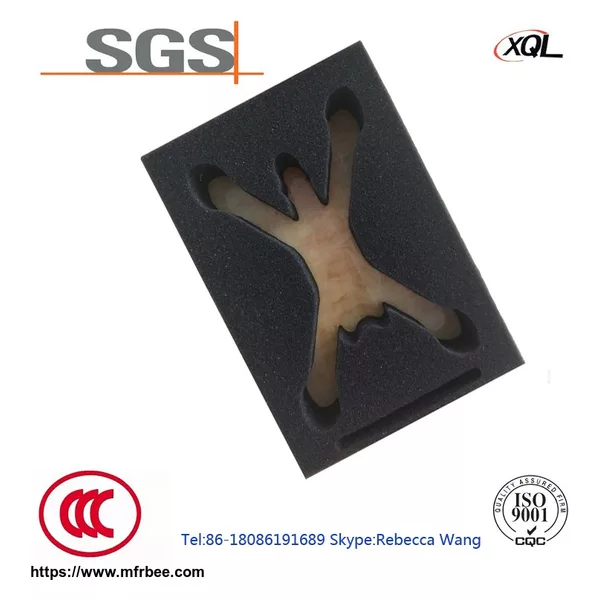 Black Polyurethane Foam Insert with Velvet
