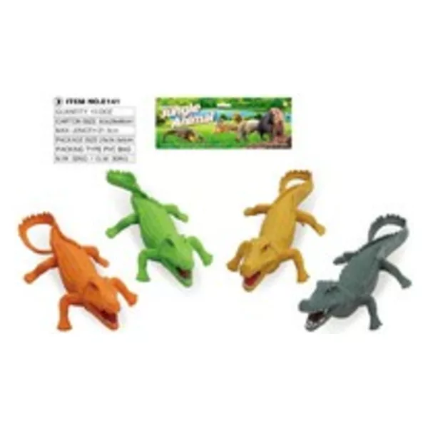 Plastic wild animal model toys crocodile for joke