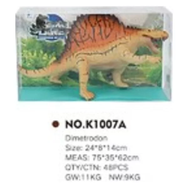 The latest pvc toy dinosaur dimetrodon for children
