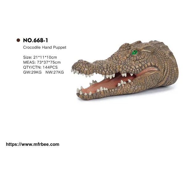 The latest crocodile hand puppets for children