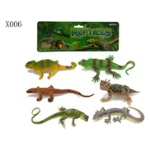 Plastic lizard toys model for kids