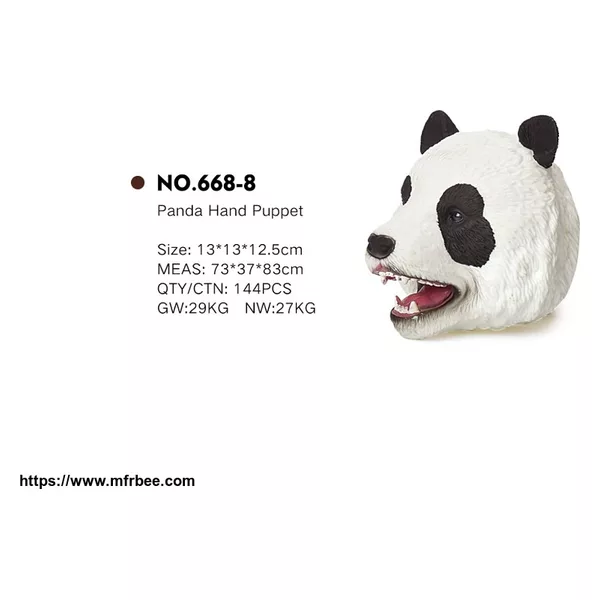 The latest panda hand puppets for children