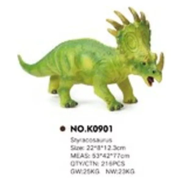 The latest pvc toy dinosaur triceratops for children