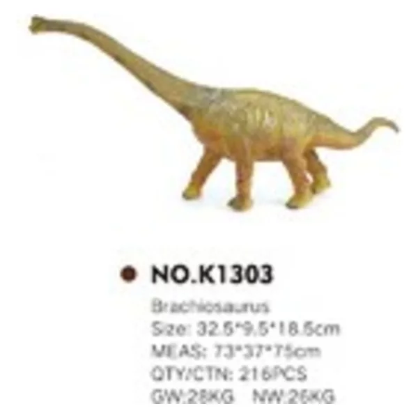 The latest pvc toy dinosaur brachiosaurus for children