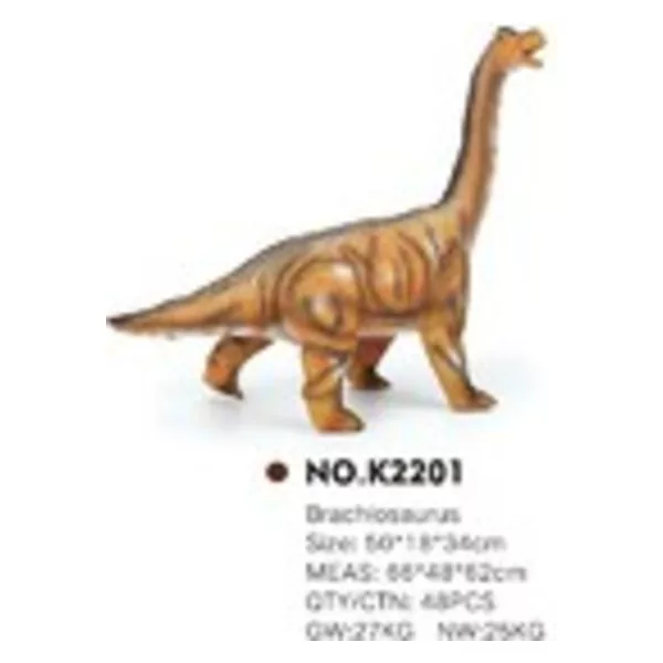 The latest pvc toy dinosaur brachiosaurus for children