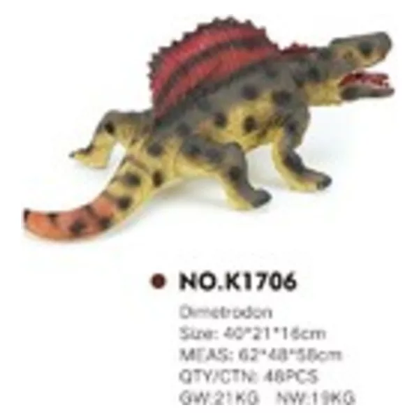 The latest pvc toy dinosaur dimetrodon for children