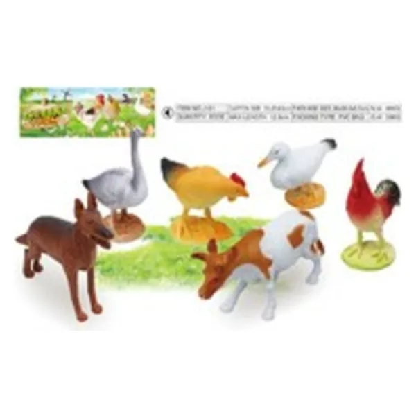 Plastic animal toy for kids jumping animal toy