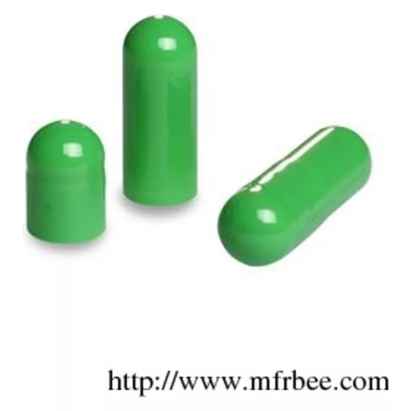 Apple Green Halal Gelatin Capsules Size 00