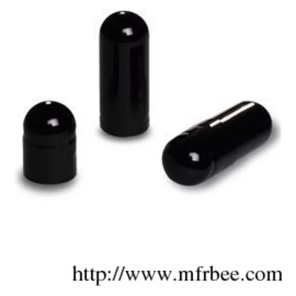 Black Halal Gelatin Capsule Size 0