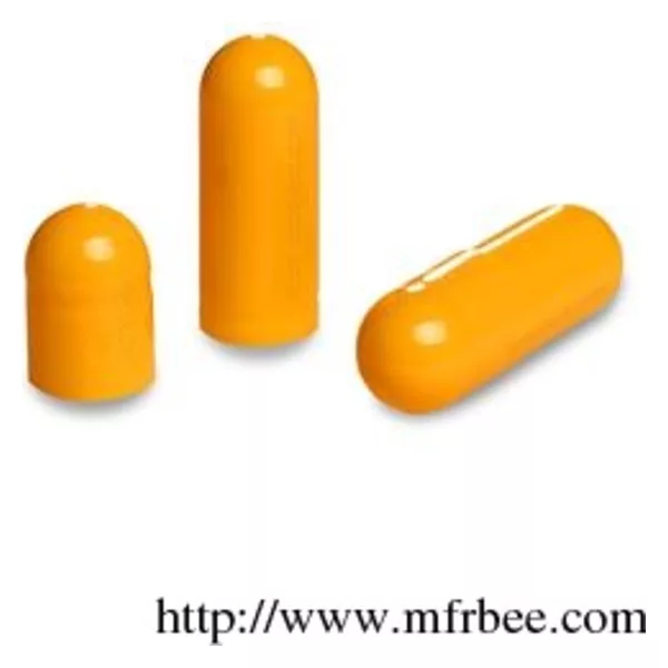 Yellow Halal Gelatin Capsules Size 00