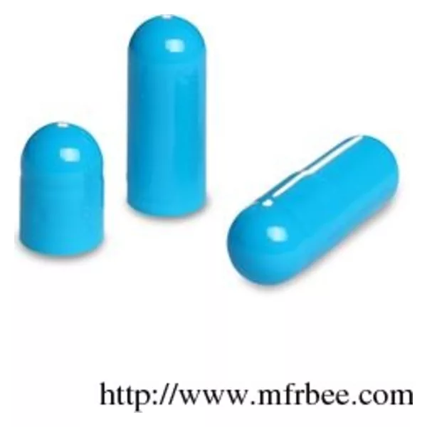 Blue Halal Gelatin Capsules Size 00