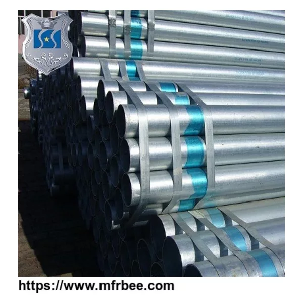 Galvanized steel pipes